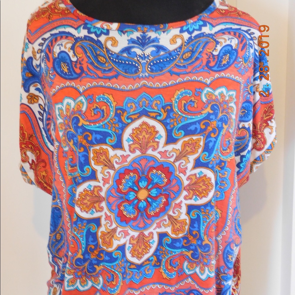 Colorful long T shirt
